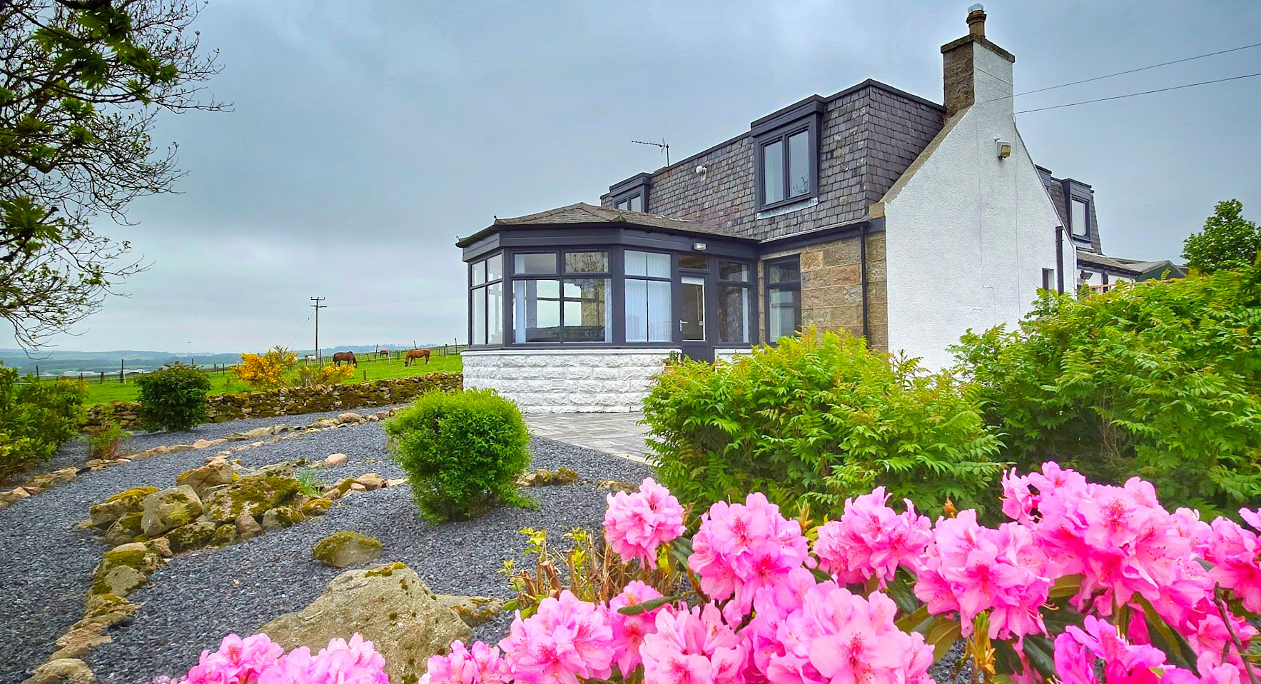 Hogholm Farmhouse a charming two‑storey stone farmhouse in Aberdeenshire